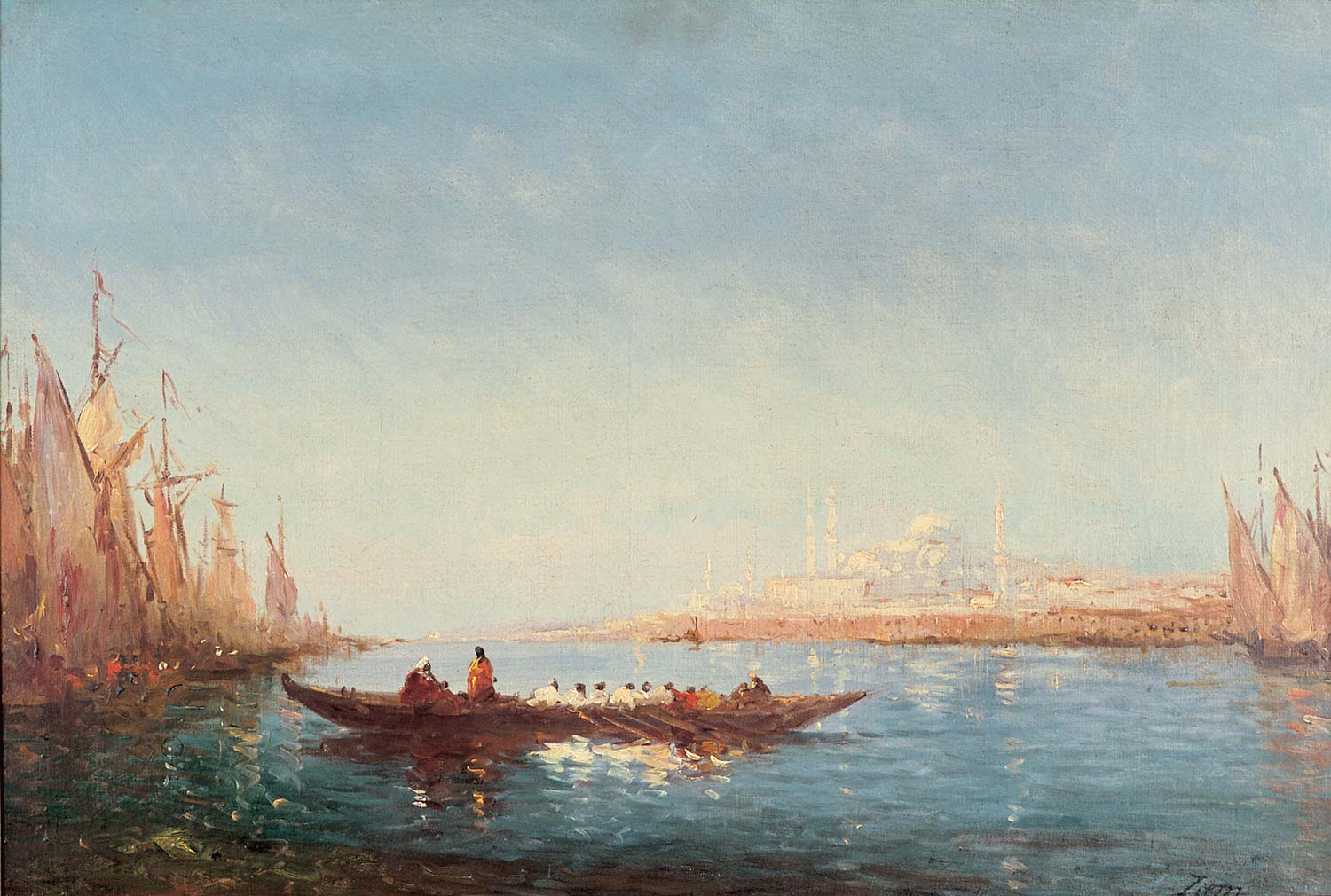 The Bosphorus by Felix Ziem