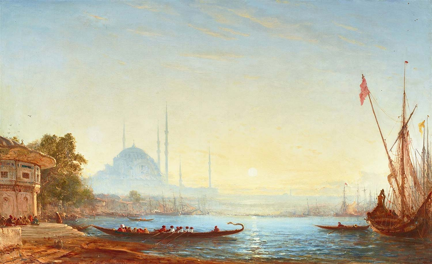 View of Constantinople and the Bosphorus by Felix Ziem