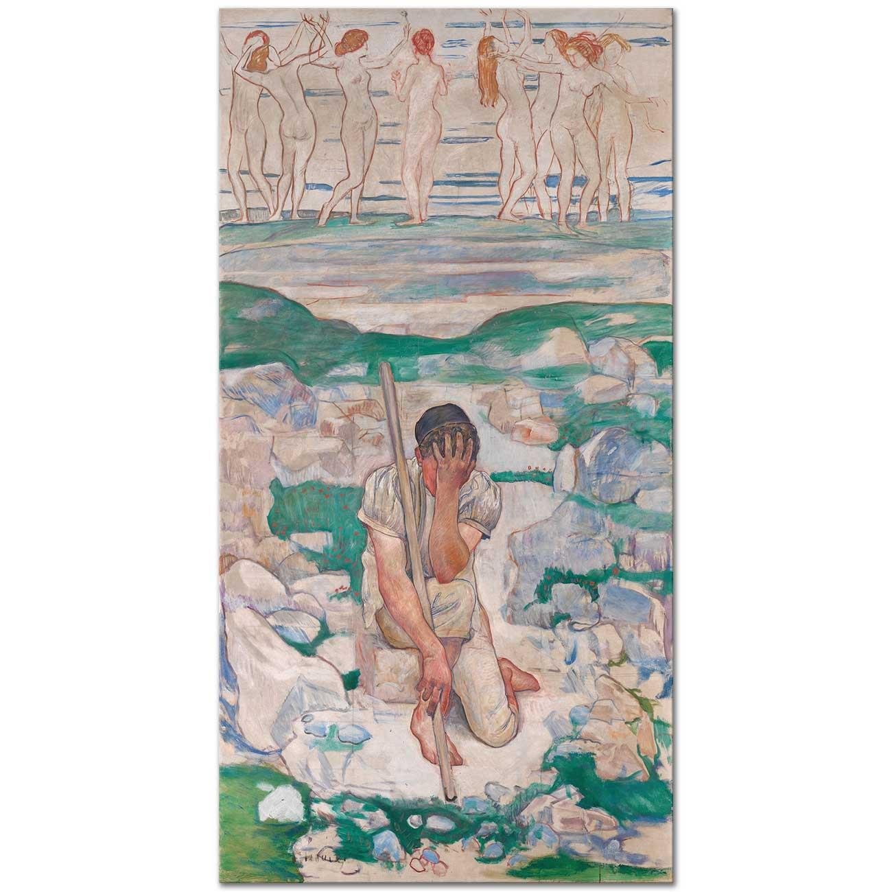 The Dream Of The Shepherd by Ferdinand Hodler