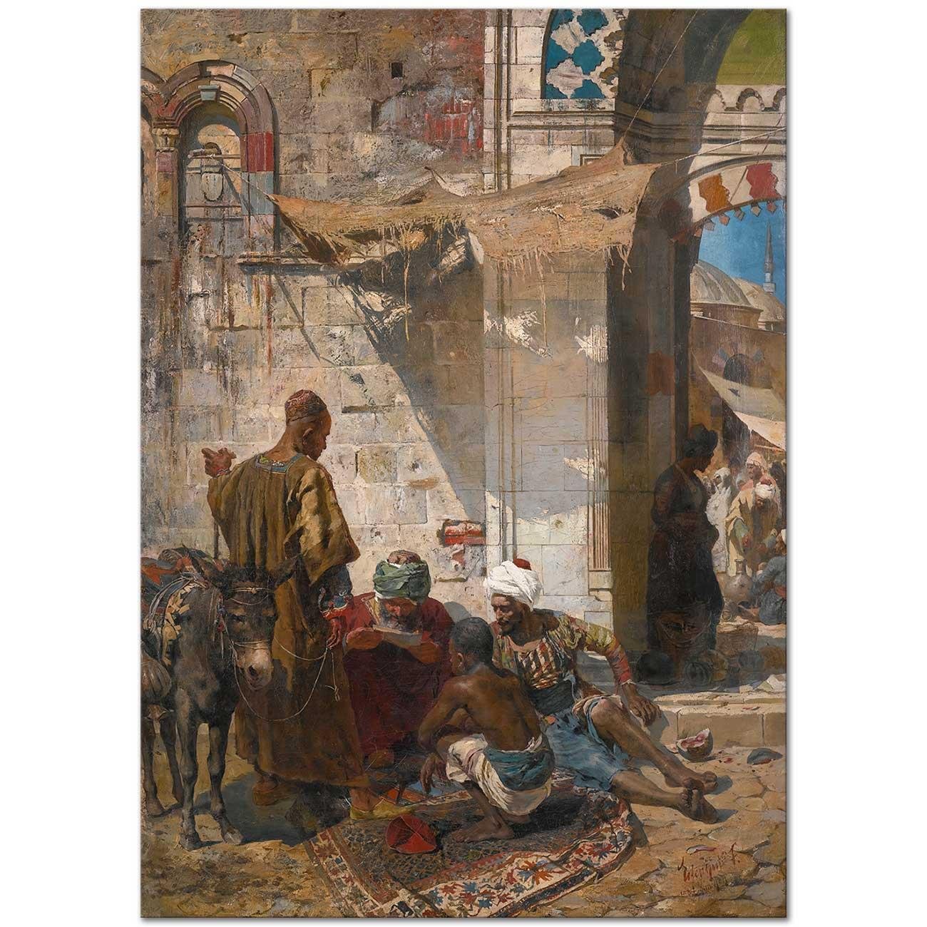 Ferencz Franz Eisenhut By The City Gate Art Print