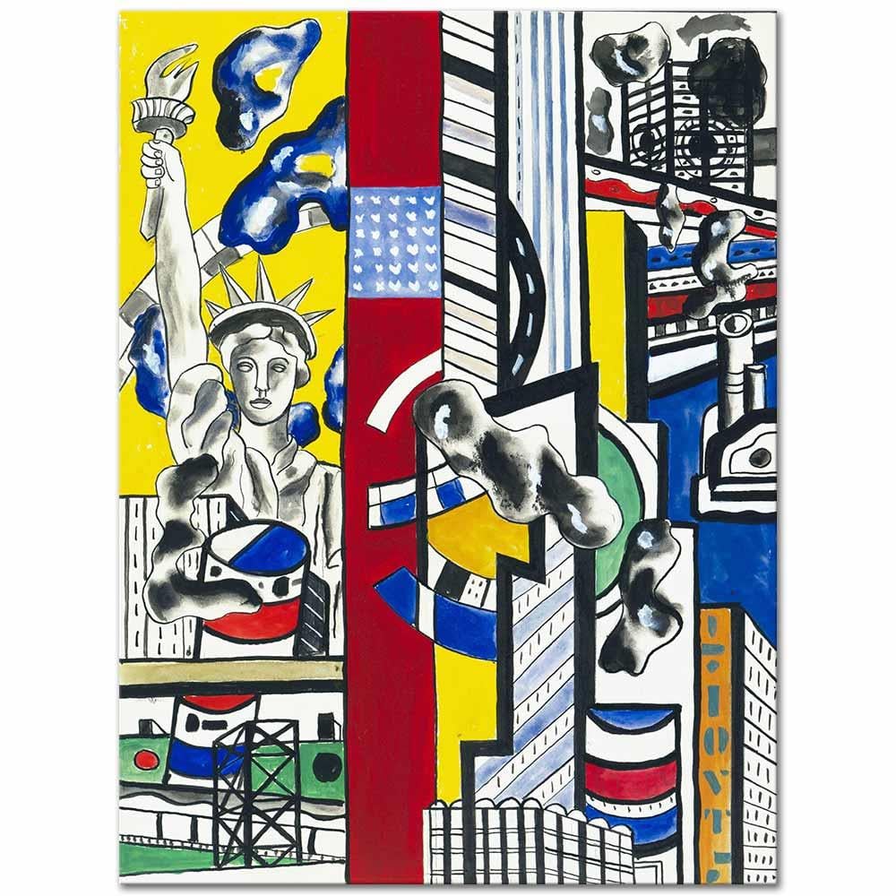 Study for Cinematic Mural II by Fernand Leger