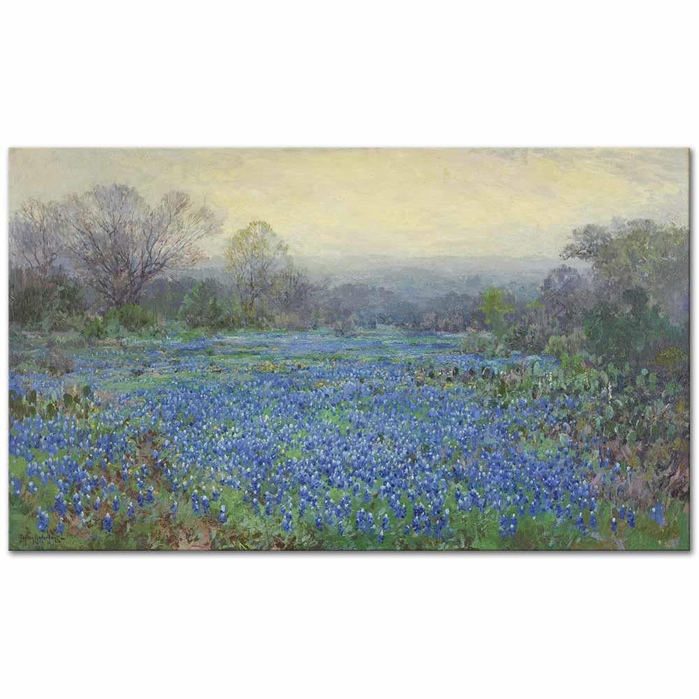 Field of Bluebonnets by Julian Onderdonk as Art Print