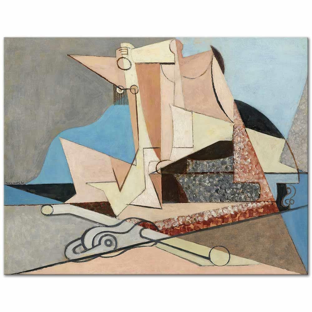 Figures Et Ancre Marine by Louis Marcoussis as Art Print