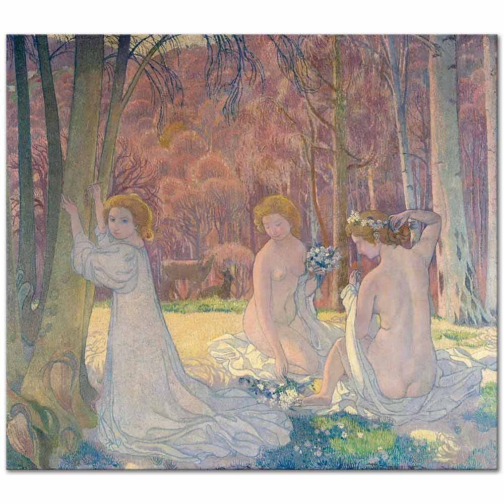 Figures in a Spring Landscape by Maurice Denis as Art Print