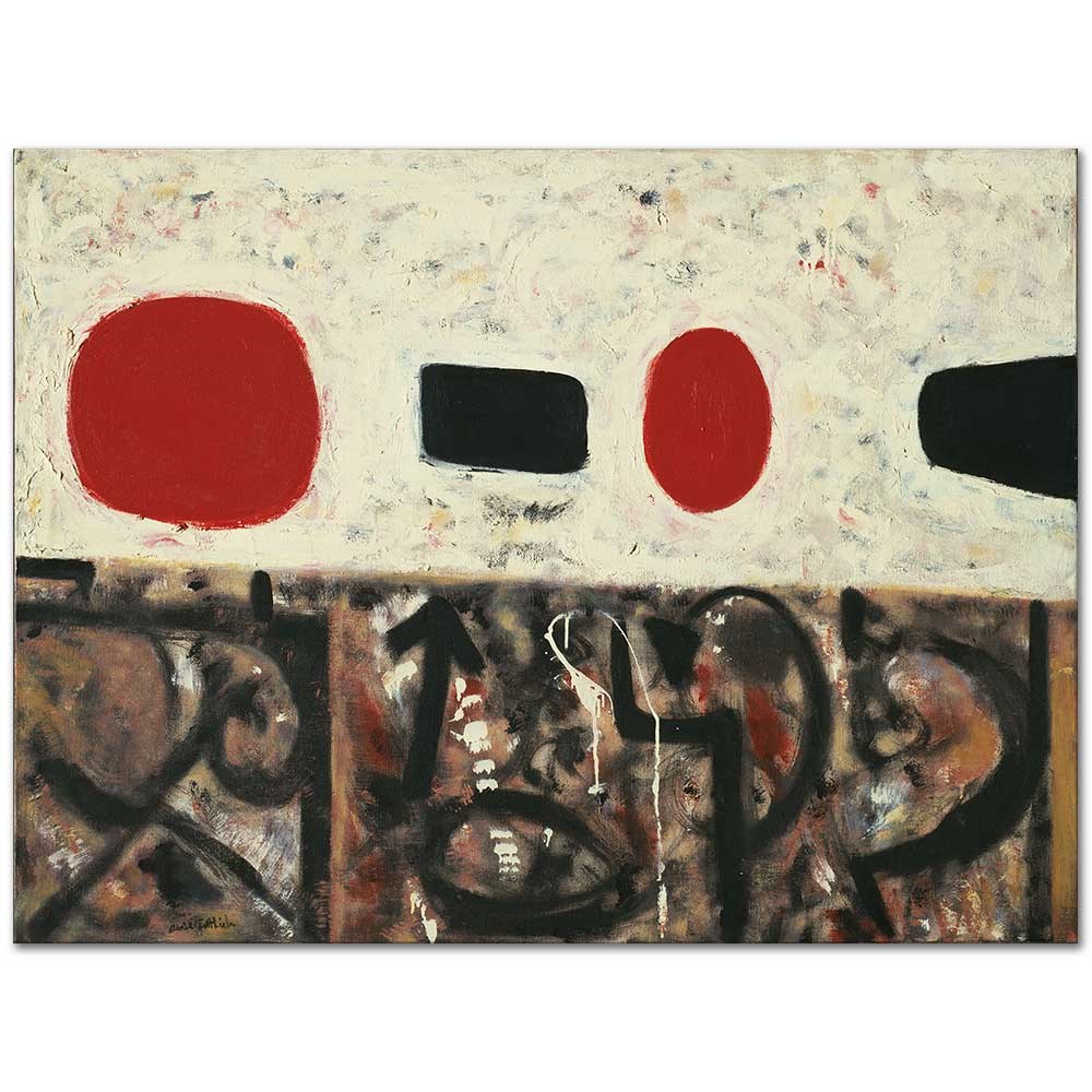 Flotsam at Noon by Adolph Gottlieb as Fine Art Print