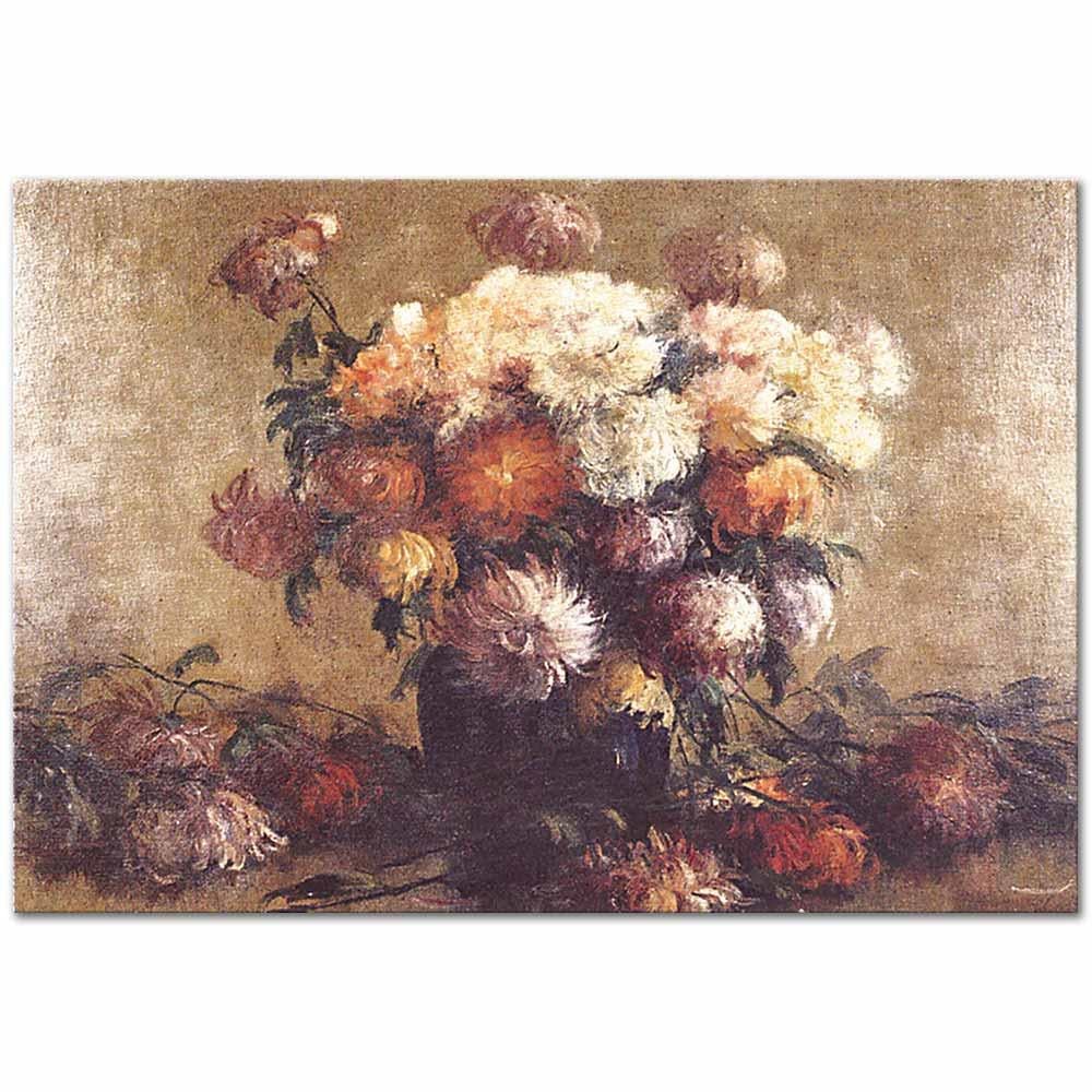 Flowers in a Vase by Selami Barutcu as Art Print