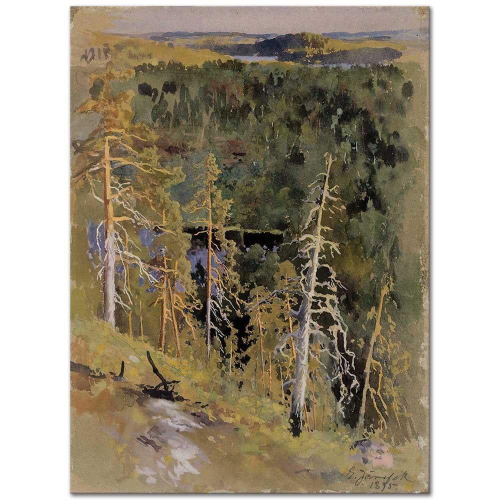 Forest Landscape by Eero Järnefelt
