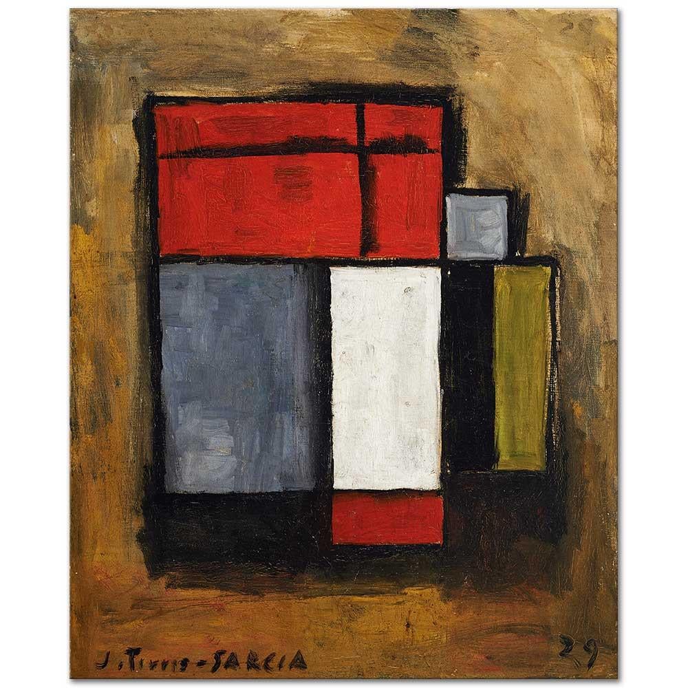 Formas Abstractas by Joaquín Torres García as Art Print