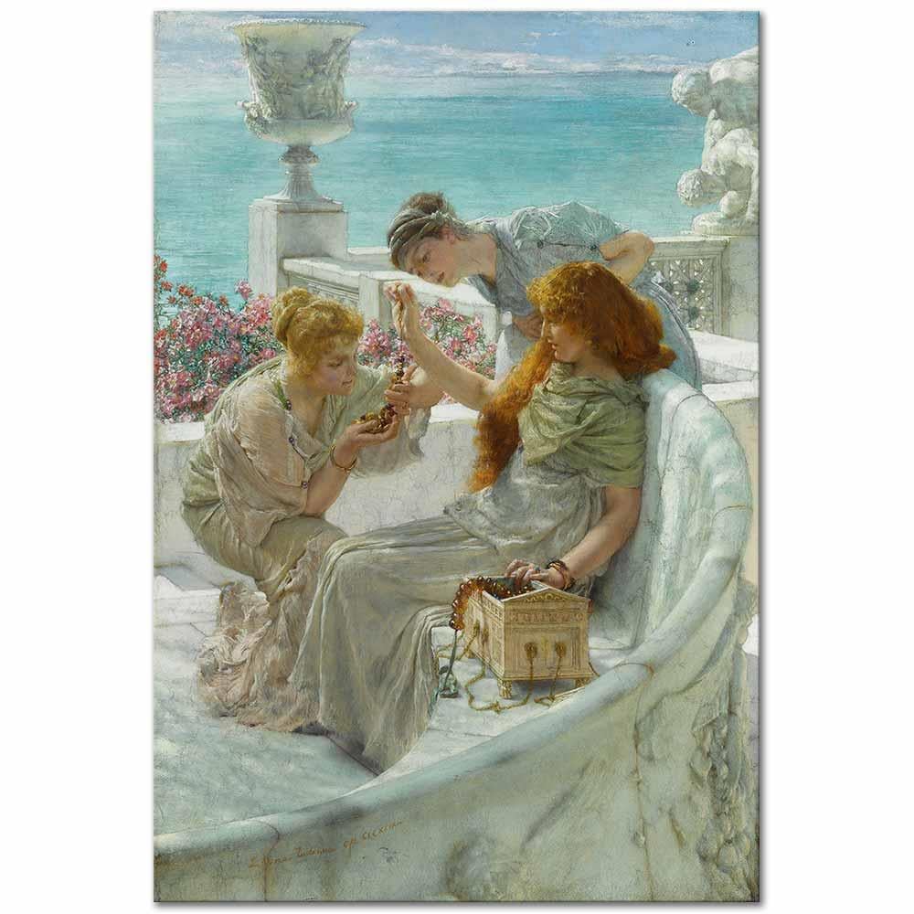Sir Lawrence Alma-Tadema Şanslı Gözde Kanvas Tablo