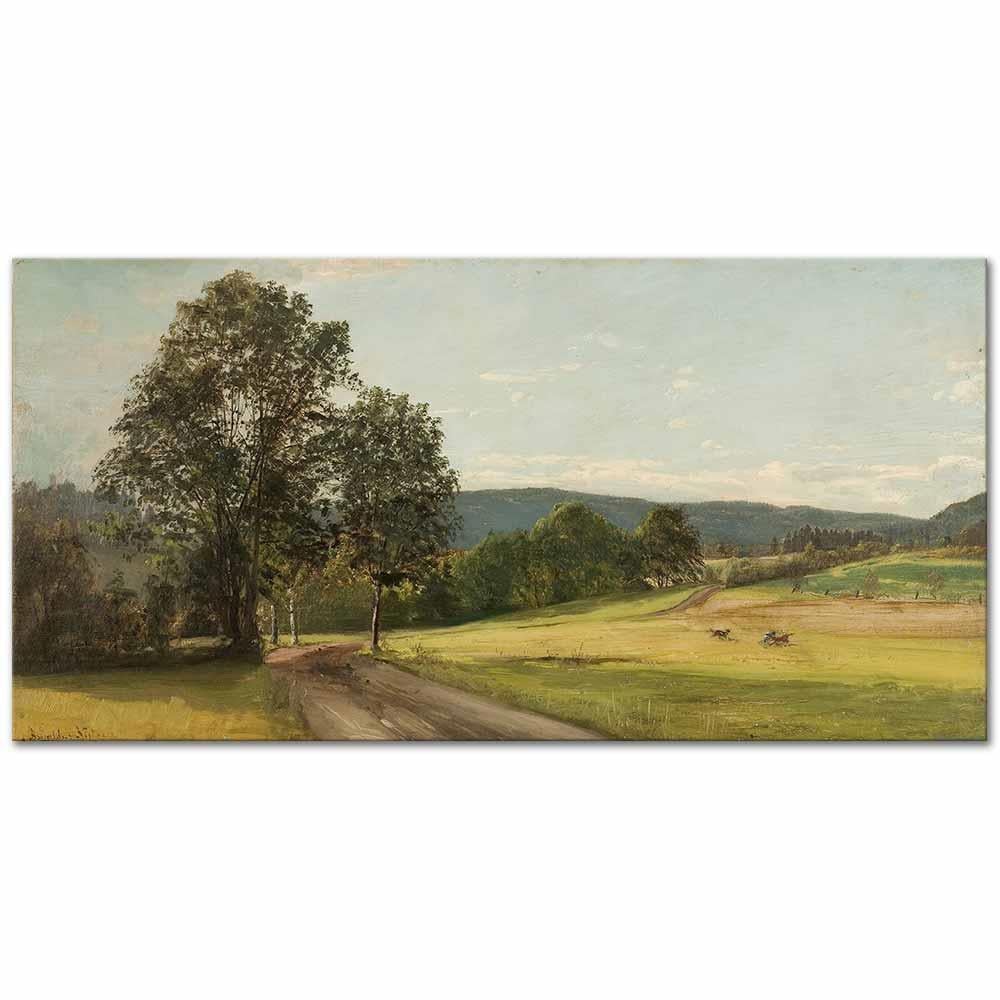 Fra Frøen Vestre Aker by Amaldus Nielsen as Art Print