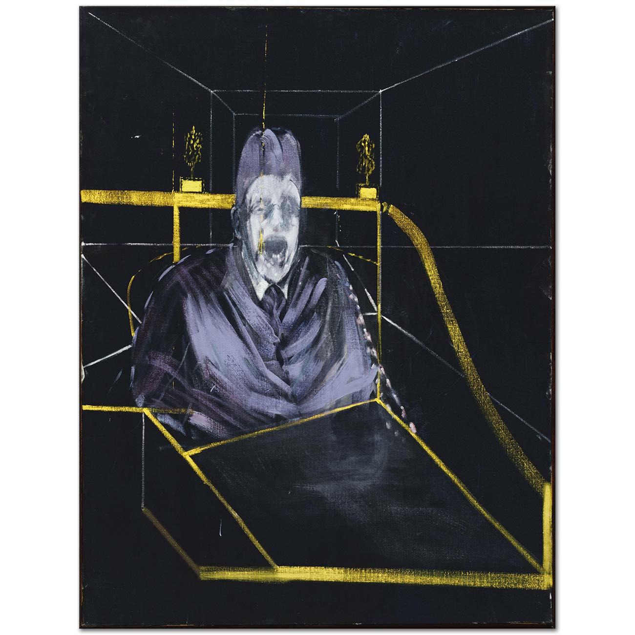 Francis Bacon Yedi Numaralı Portre Etüdü Kanvas Tablo