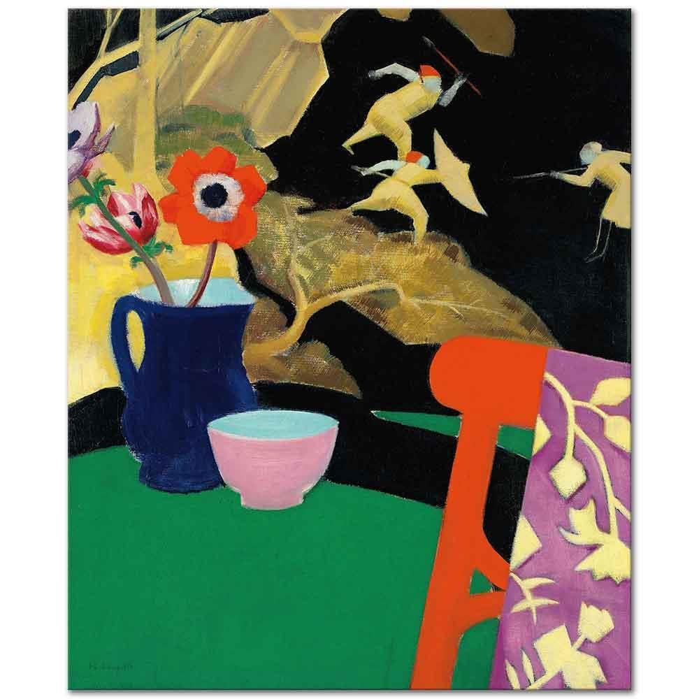 Still Life with Lacquer Screen by Francis Cadell