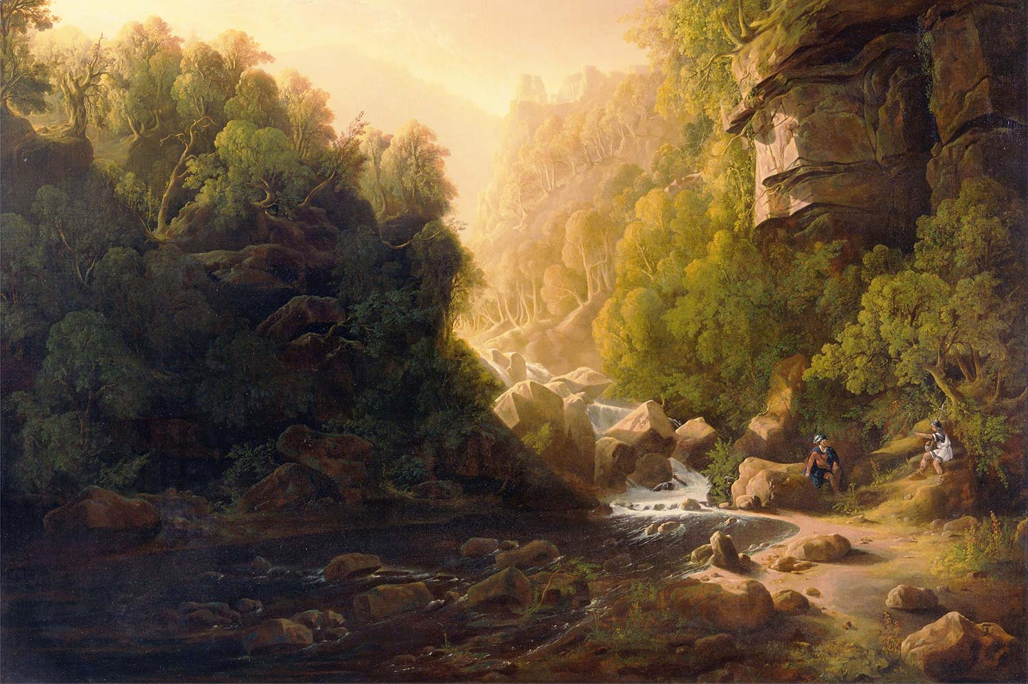 Francis Danby Torrent Dağı Kanvas Tablo