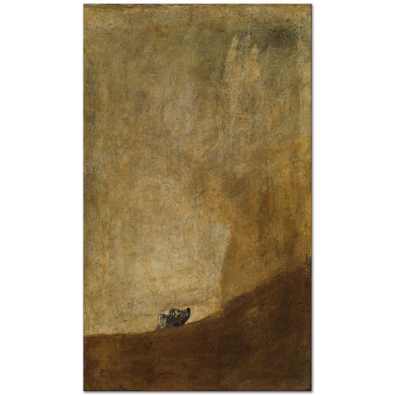 The Dog by Francisco de Goya