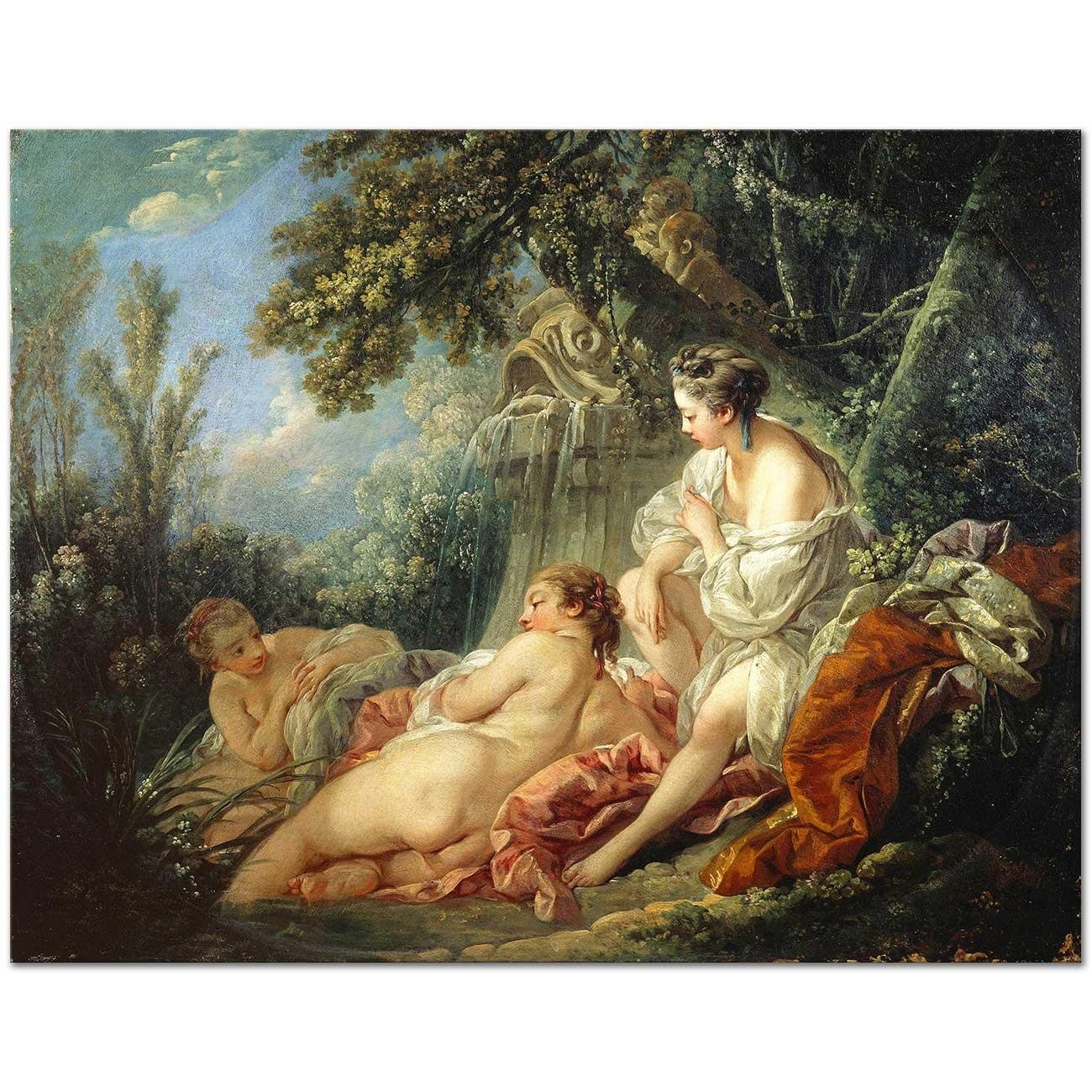 François Boucher Dört Mevsim Yaz Kanvas Tablo