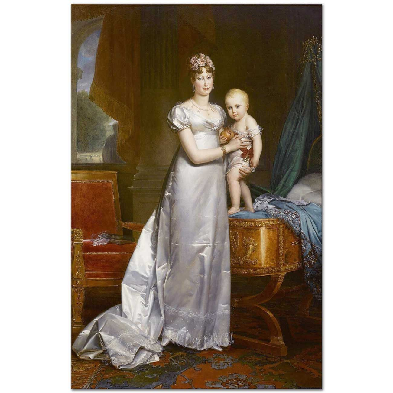 Marie Luise and the King of Rome by François Gerard