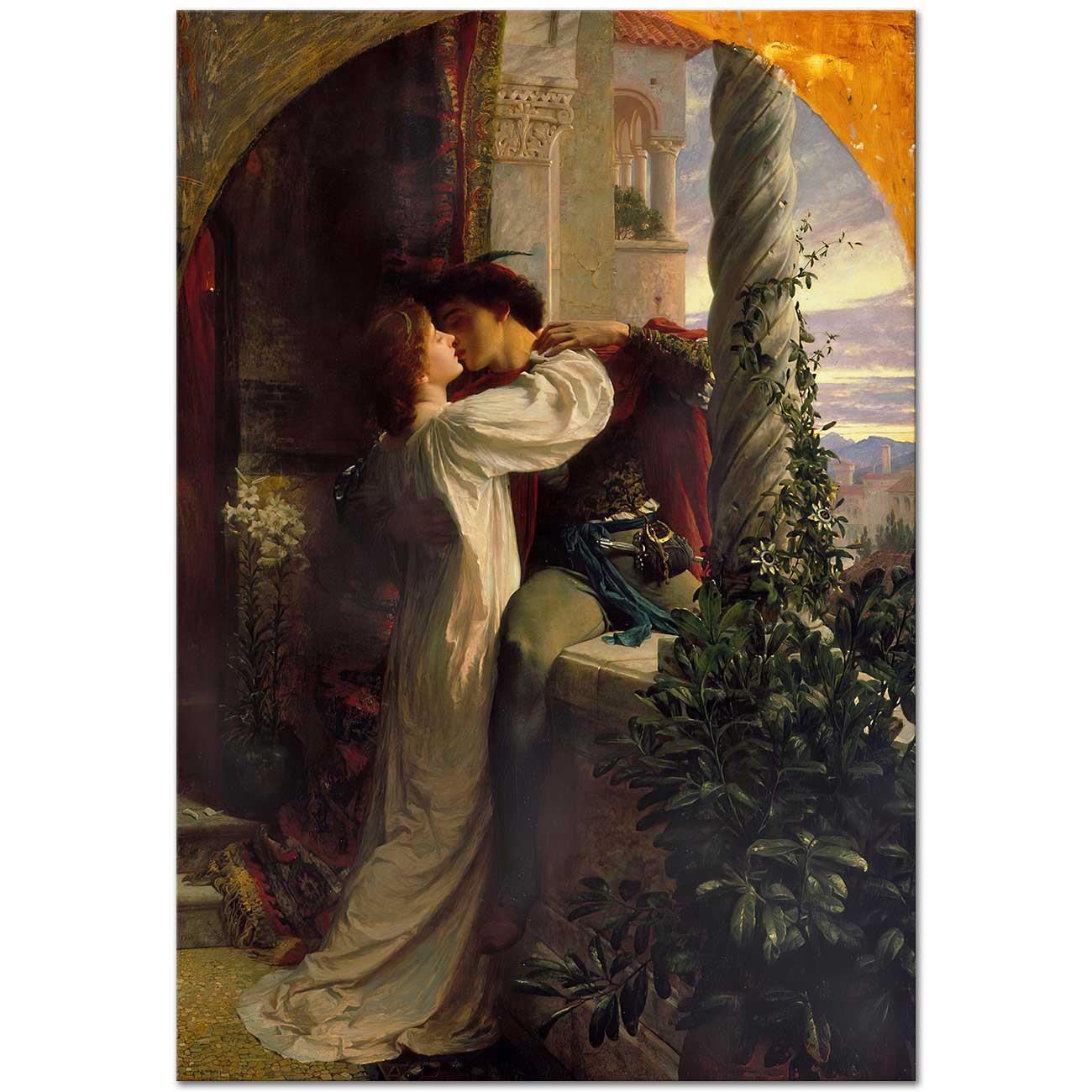 Frank Dicksee Romeo Ve Juliet Kanvas Tablo