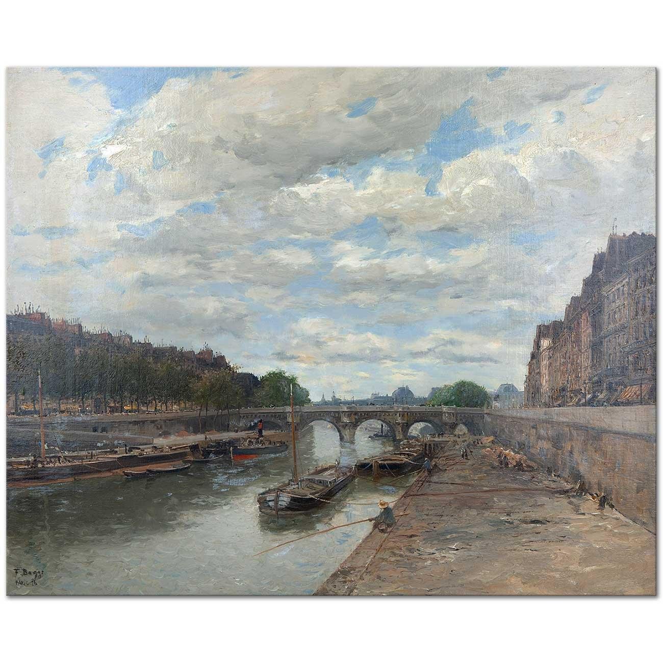 Pont Neuf, Paris by Frank Myers Boggs