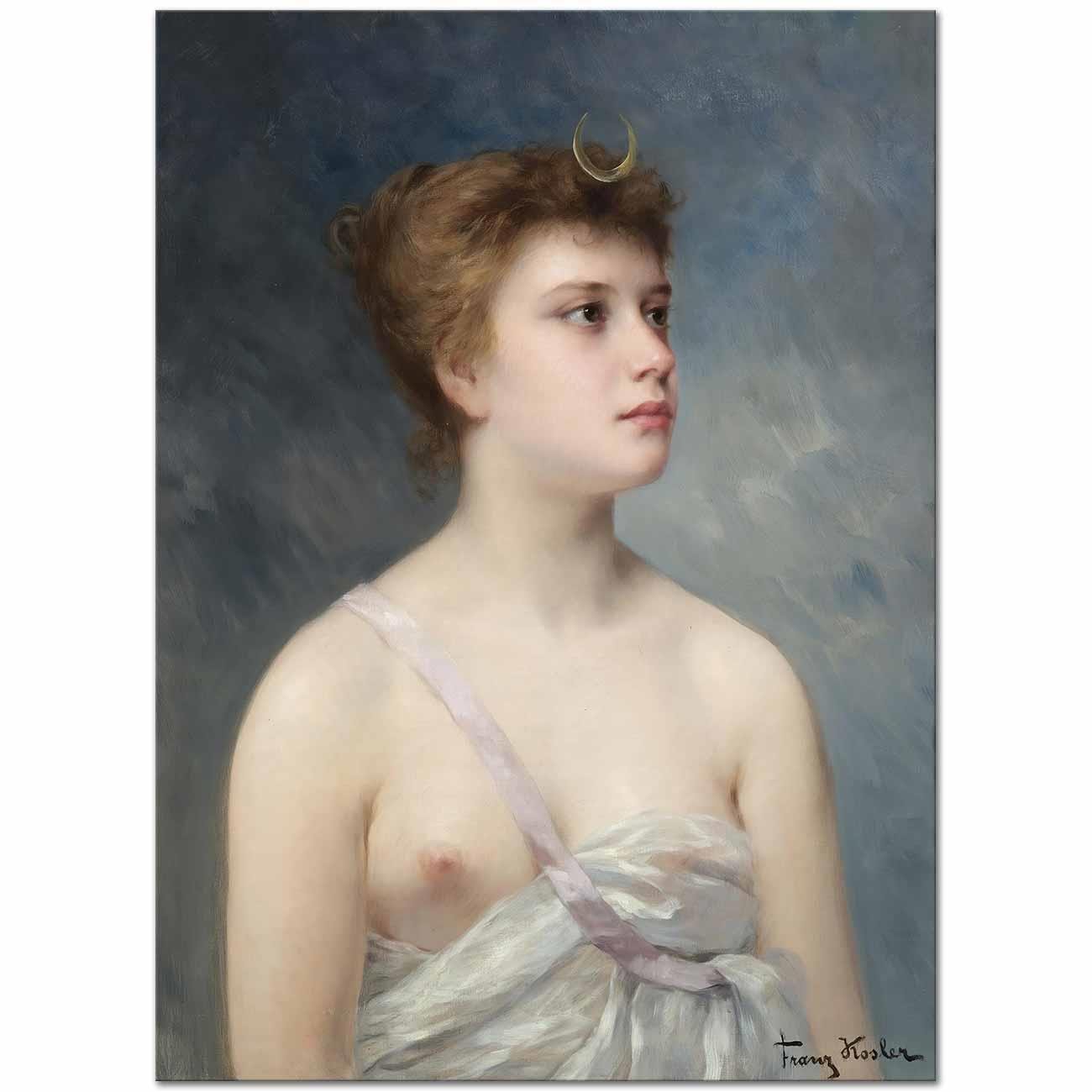 Franz Xaver Kosler Diana Kanvas Tablo