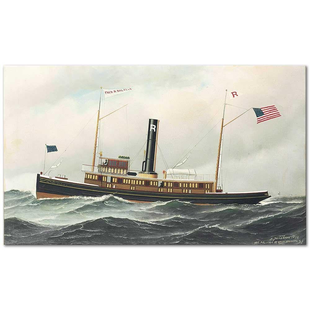 Antonio Jacobsen Fred B Dalzell Kanvas Tablo