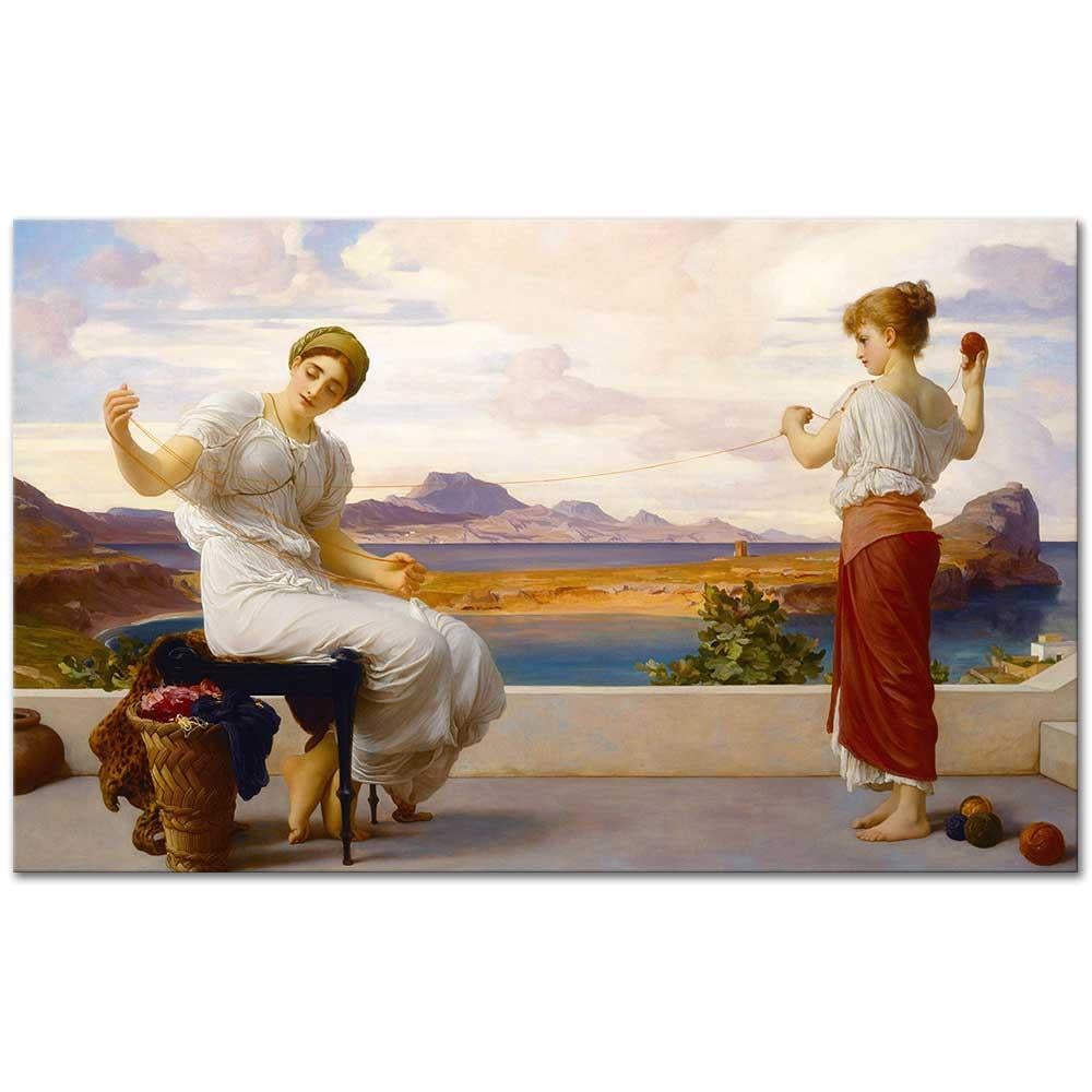 Winding the Skein by Frederic Leighton