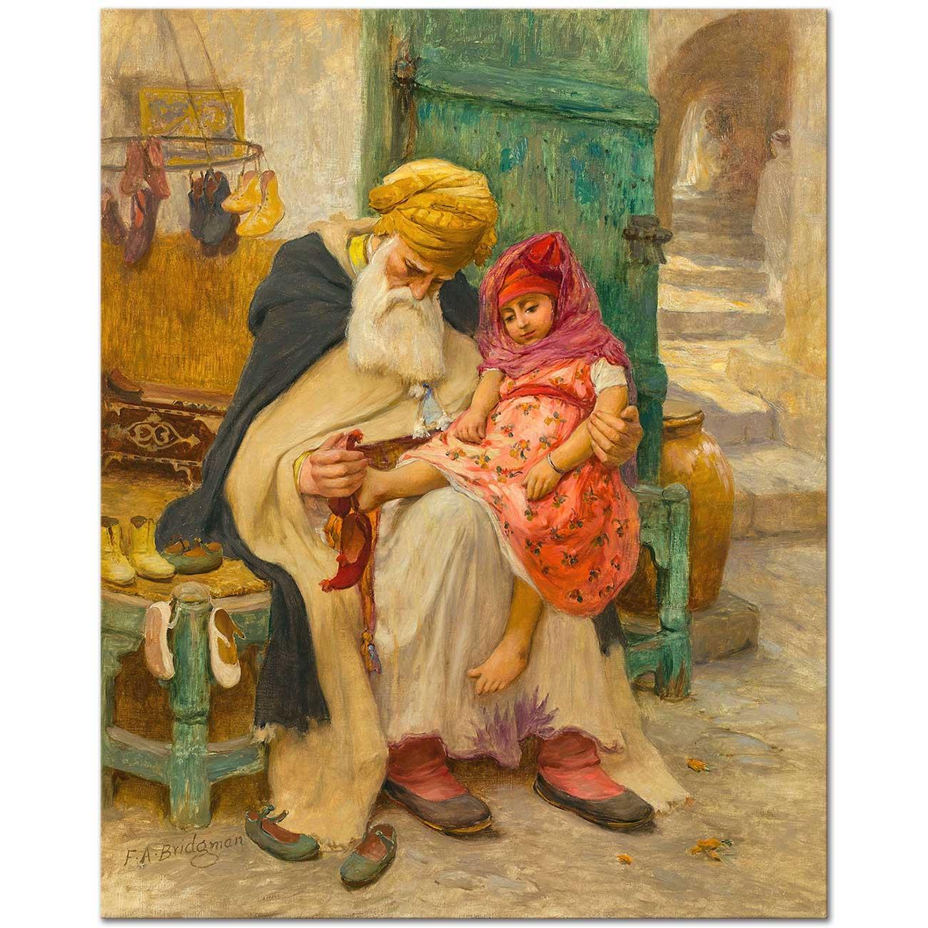 Les Babouches by Frederick Arthur Bridgman