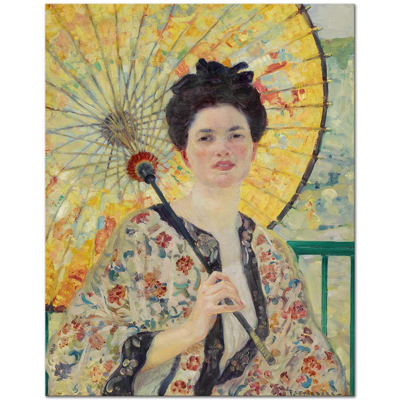 Japanese Parasol by Frederick Carl Frieseke