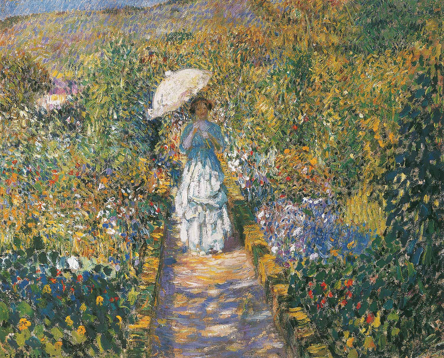 Frederick Carl Frieseke The Garden Path Art Print