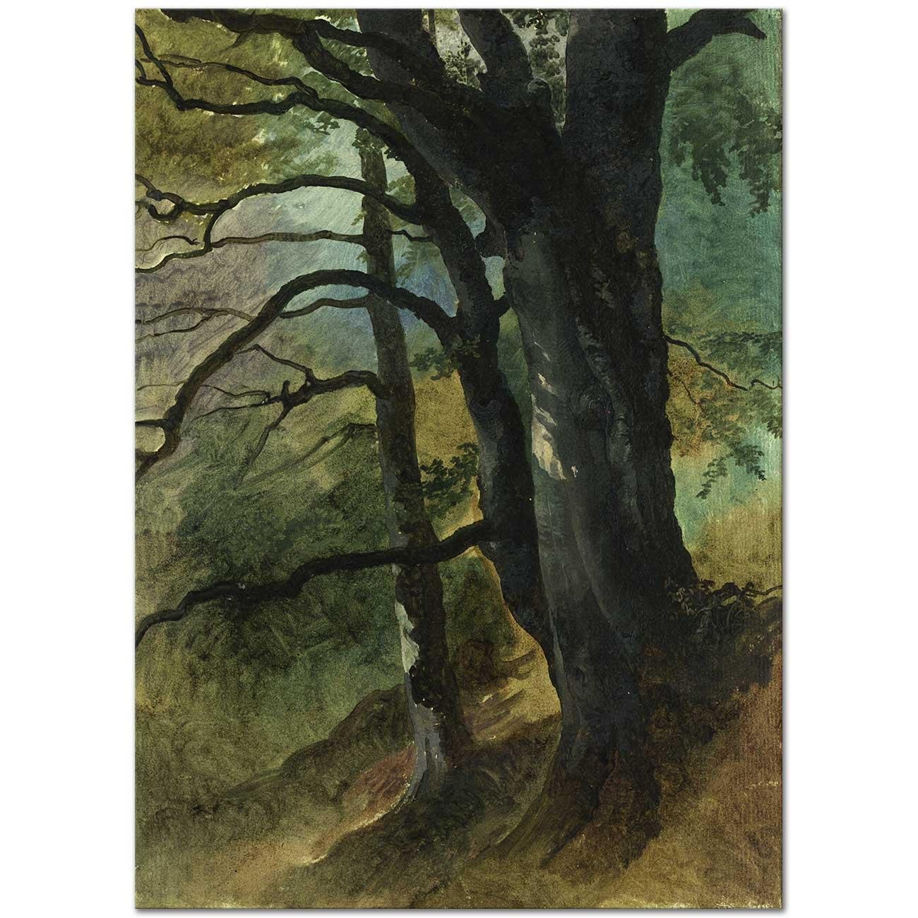 Forest Section by Friedrich Gauermann
