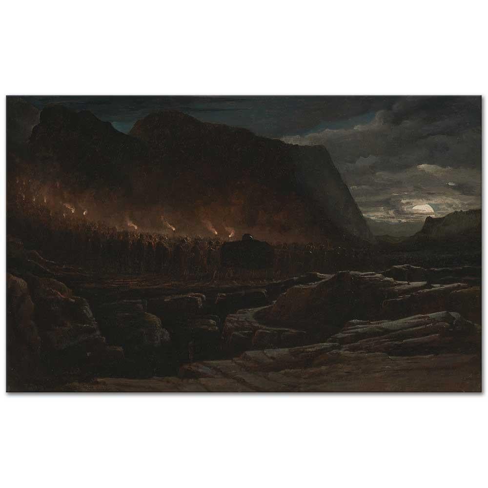 Francis Danby Cenaze Töreni Kanvas Tablo