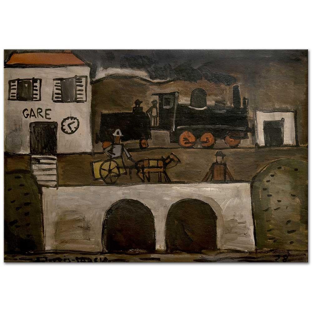 Gare by Joaquín Torres García as Fine Art Print