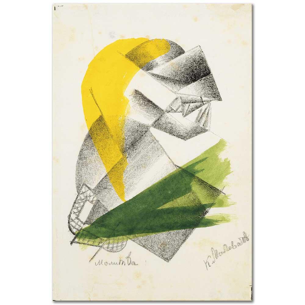 Kazimir Malevich Dua II Kanvas Tablo