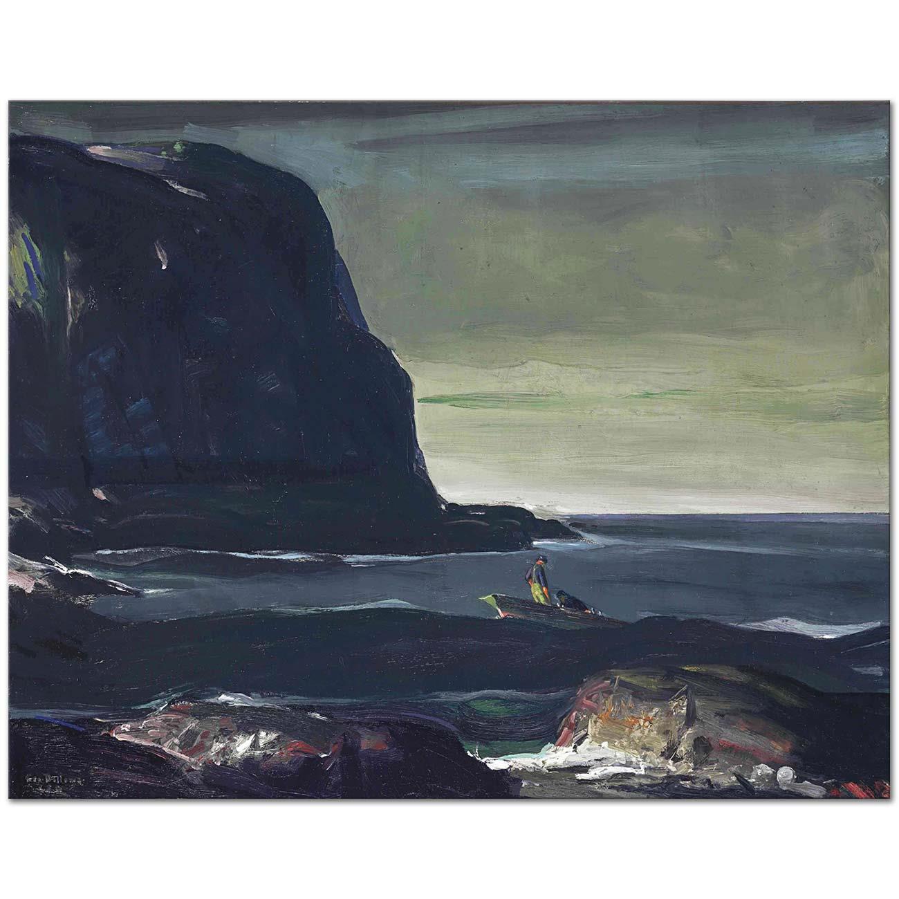 George Wesley Bellows Akşam Üstü Kanvas Tablo