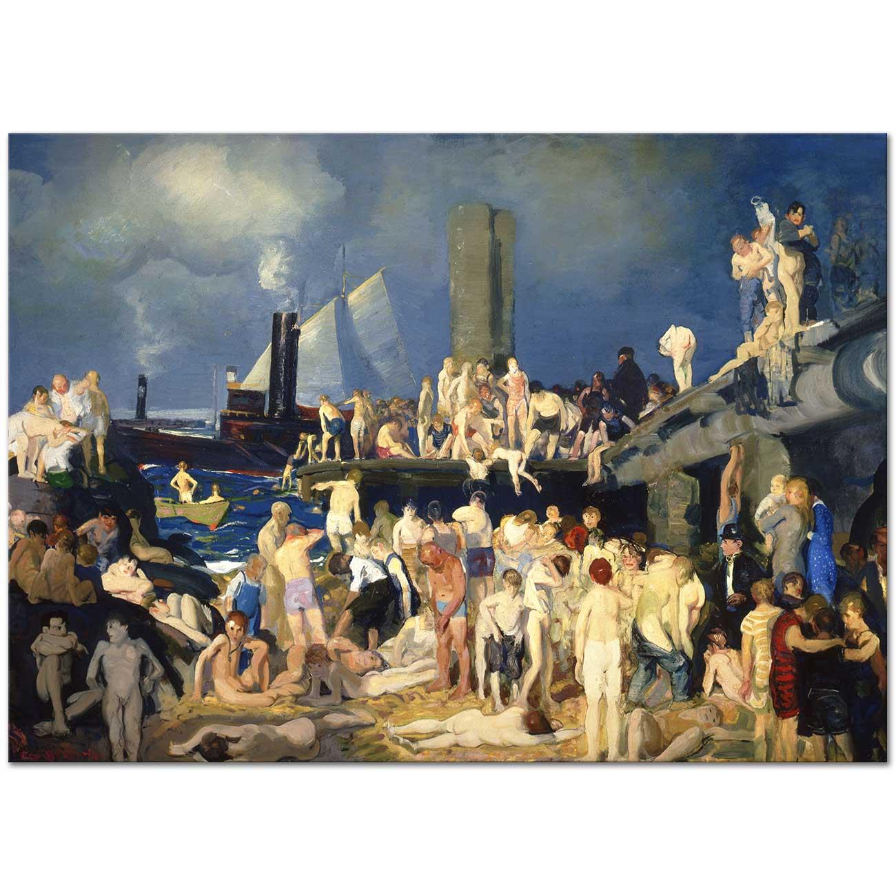 Riverfront by George Wesley Bellows