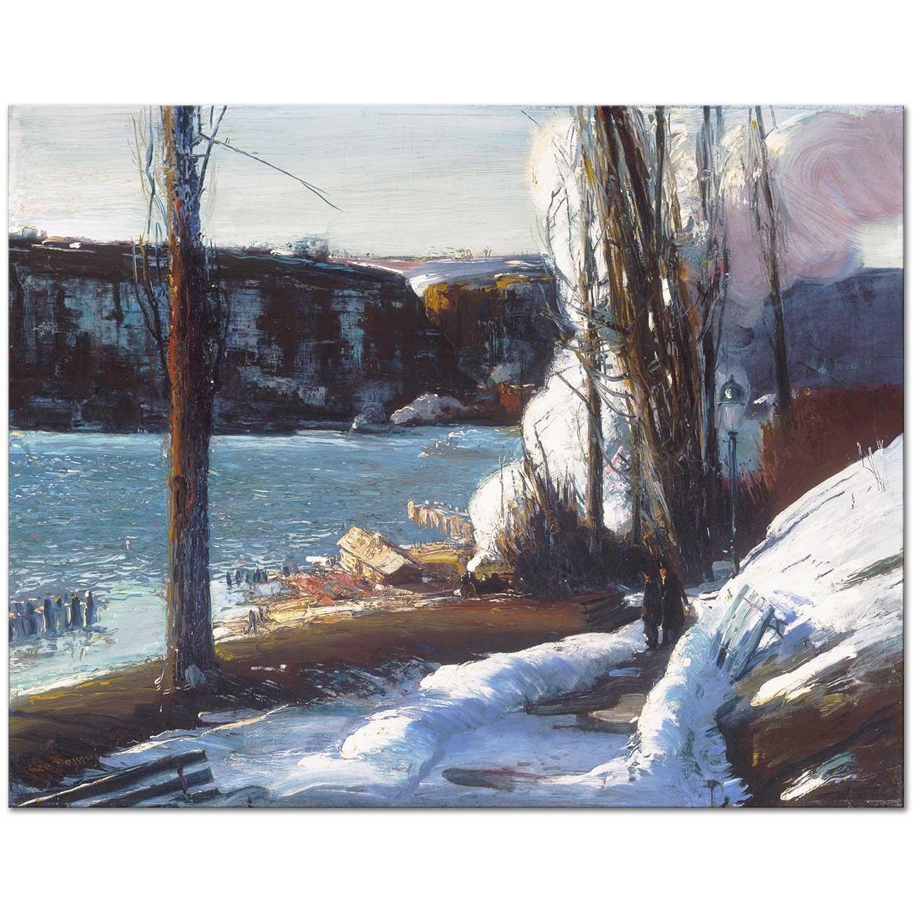 George Wesley Bellows Çit Kanvas Tablo