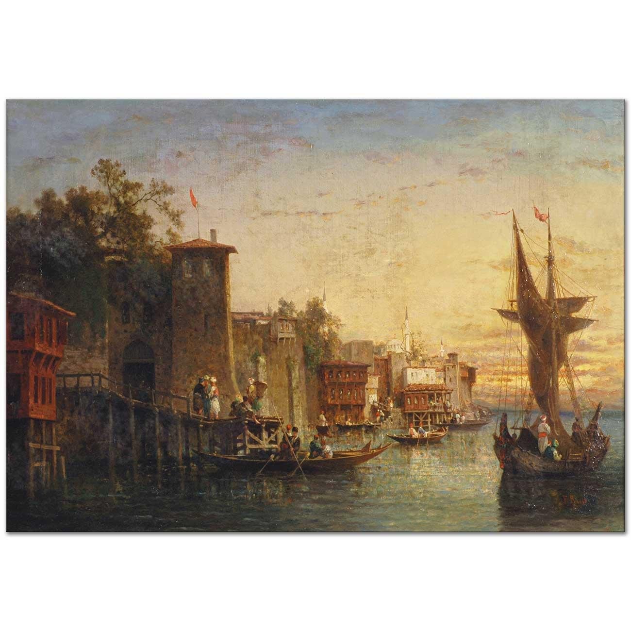 View to Bosphorus by Germain Fabius Brest