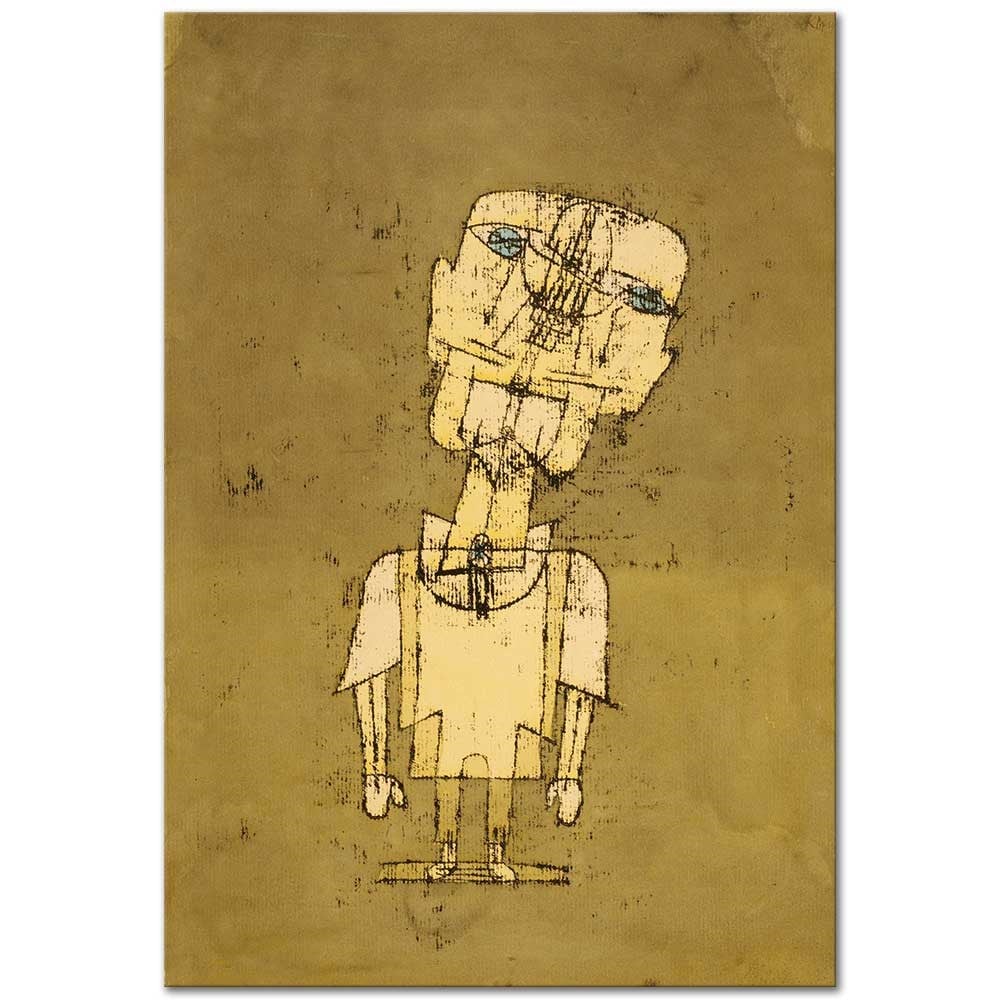Paul Klee Bir Dahinin Hayaleti Kanvas Tablo