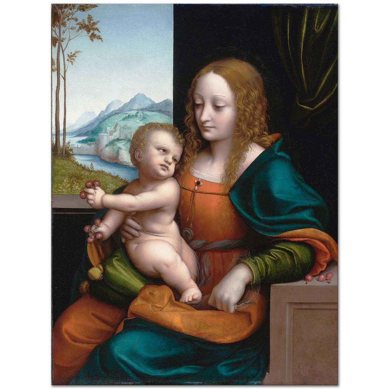 Madonna of the Cherries by Giampietrino