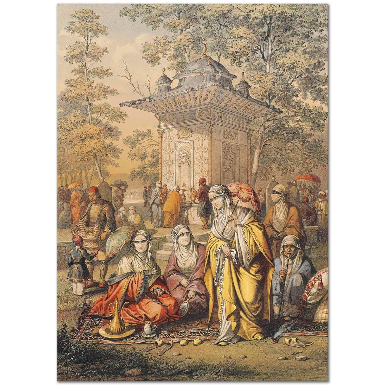 Constantinople Scene by Giovanni Jean Brindesi