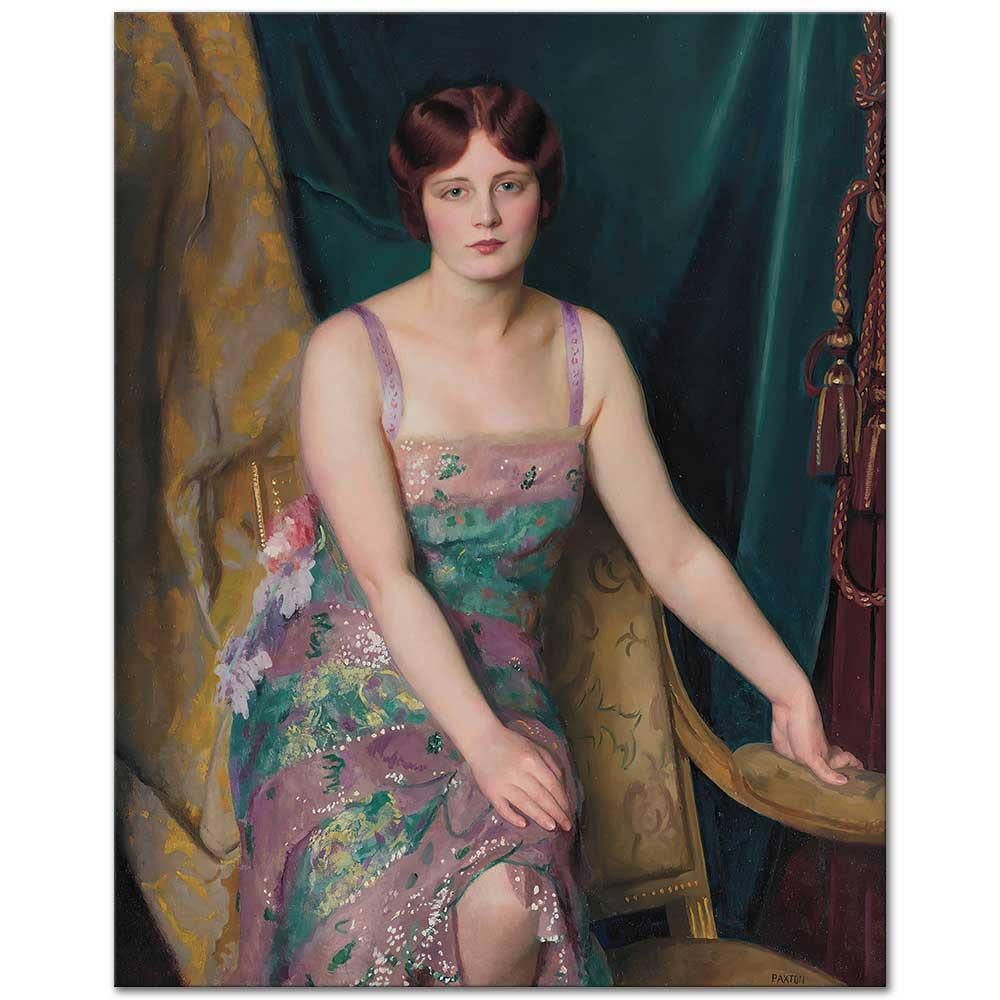 William McGregor Paxton Parıltı Kanvas Tablo
