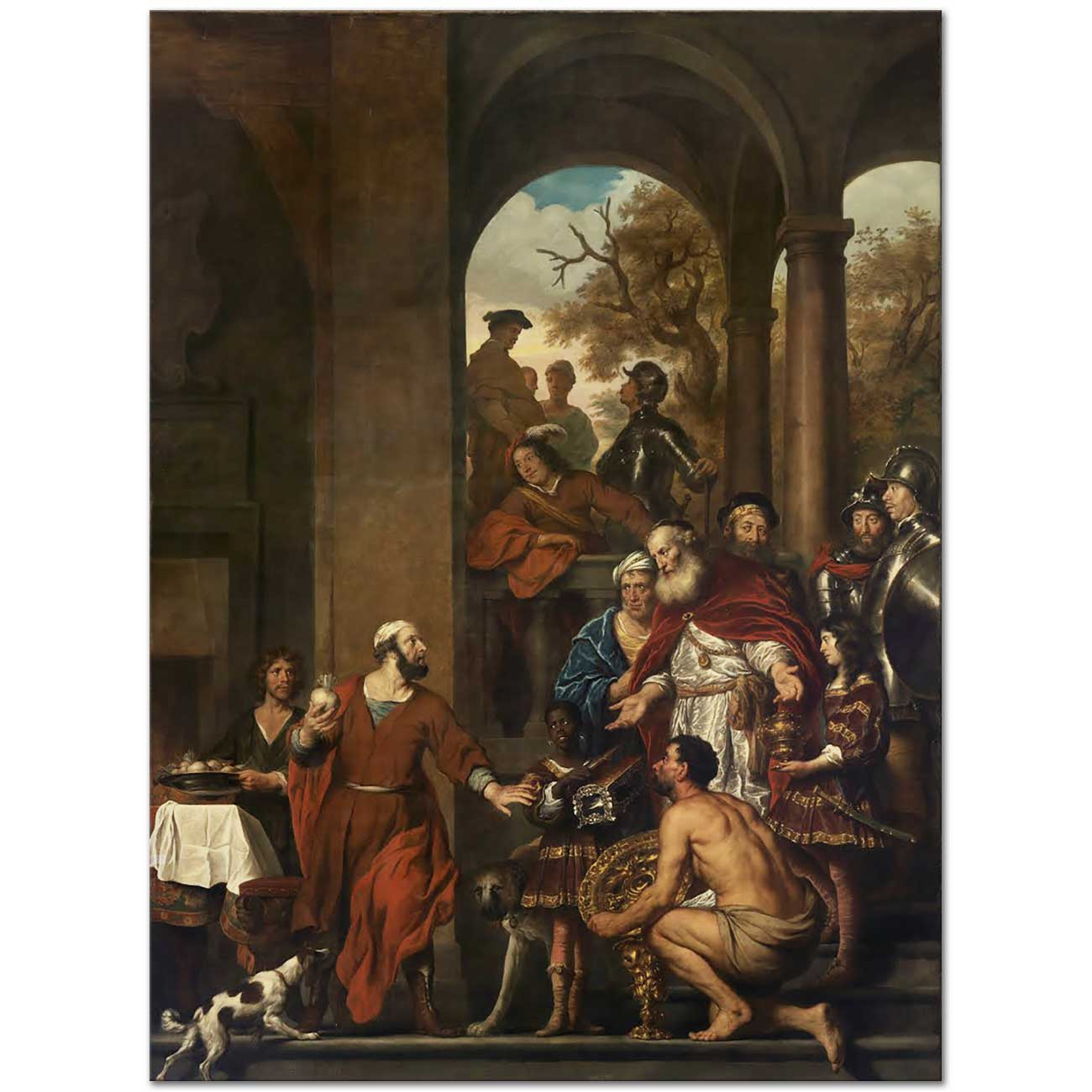 The Incorruptible Consul Marcus Curius Dentatus by Govert Flinck