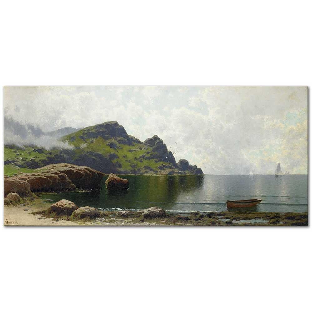 Alfred Thompson Bricher Grand Manan Sahili Kanvas Tablo
