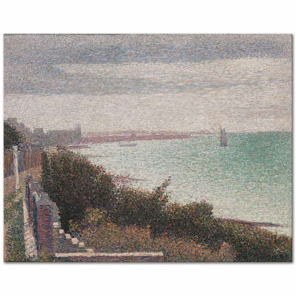 Georges Seurat Grandcamp Akşamı Kanvas Tablo