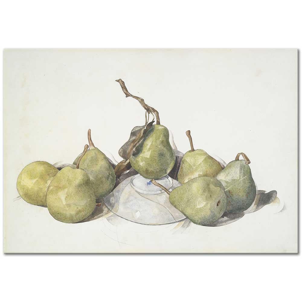 Green Pears by Charles Demuth as Art Print