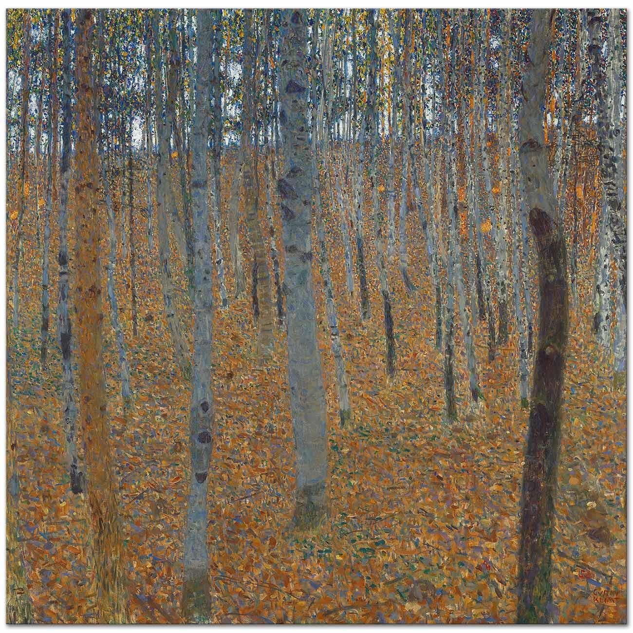 Beech Forest by Gustav Klimt