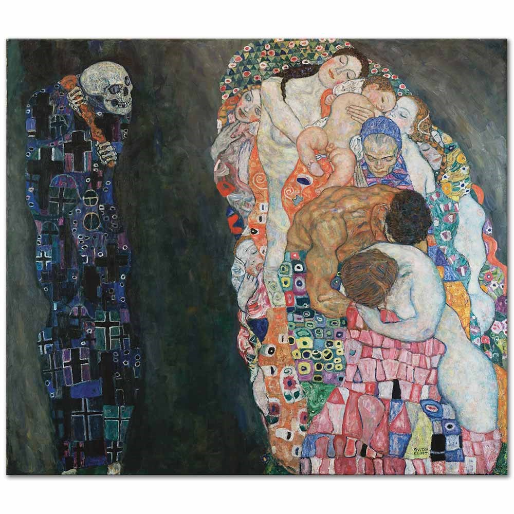 Gustav Klimt Death and Life Art Print