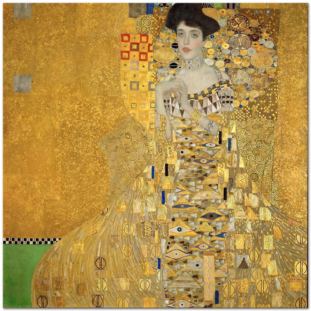 Gustav Klimt Adele Bloch Bauer'in Portresi Kanvas Tablo