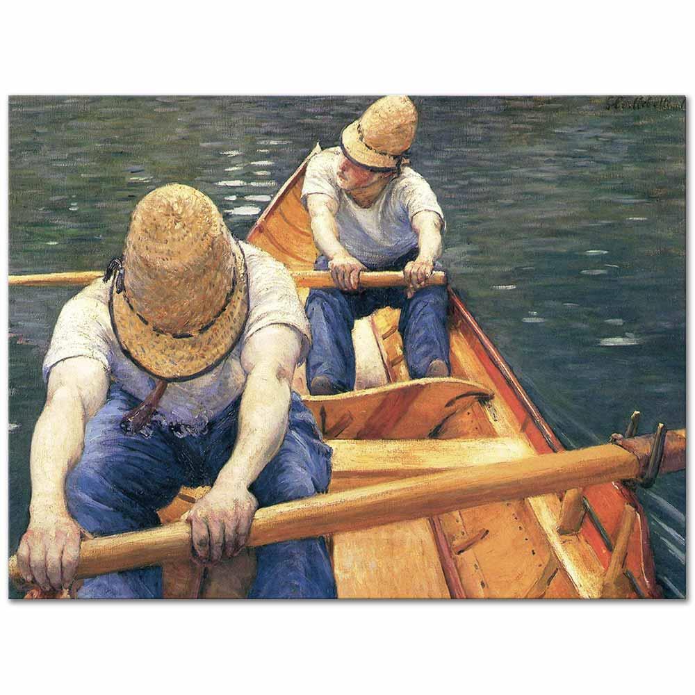 Gustave Caillebotte Kürekler Kanvas Tablo