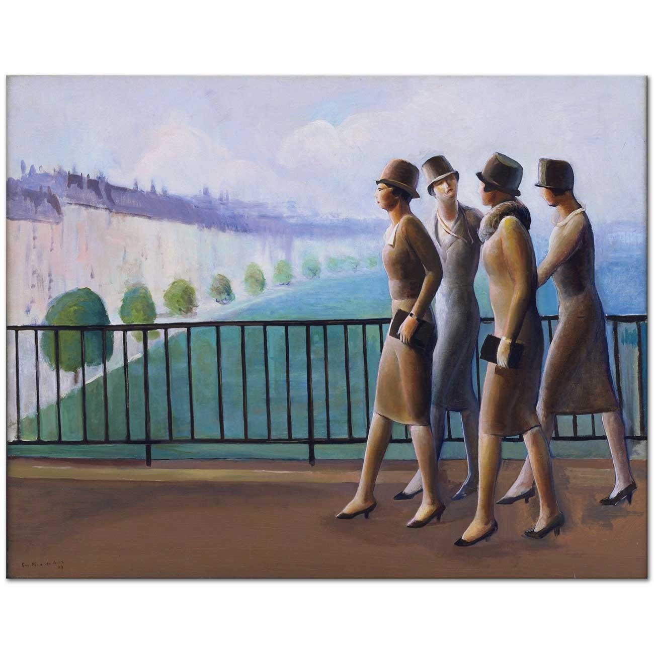 Americans in Paris by Guy Pene du Bois