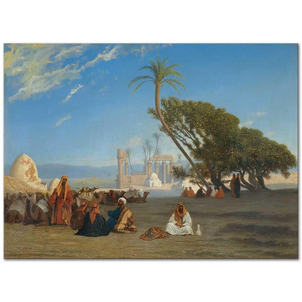 Halte Dans Le Désert by Charles Theodore Frere as Fine Art Print